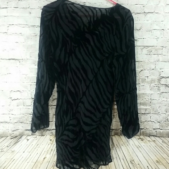 Victoria secret M silk blend animal sheer cover VTG - Picture 7 of 8